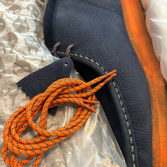 😷 Mf Doom X Clarks Wallabee Boot (Navy) Men’s 9 Wmns 10.5 RARE 😷 - Picture 15 of 15